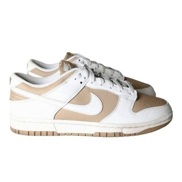 NIKE Dunk Low 'Next Nature Beige Sail' Sneakers Size 9 - Picture 3 of 7